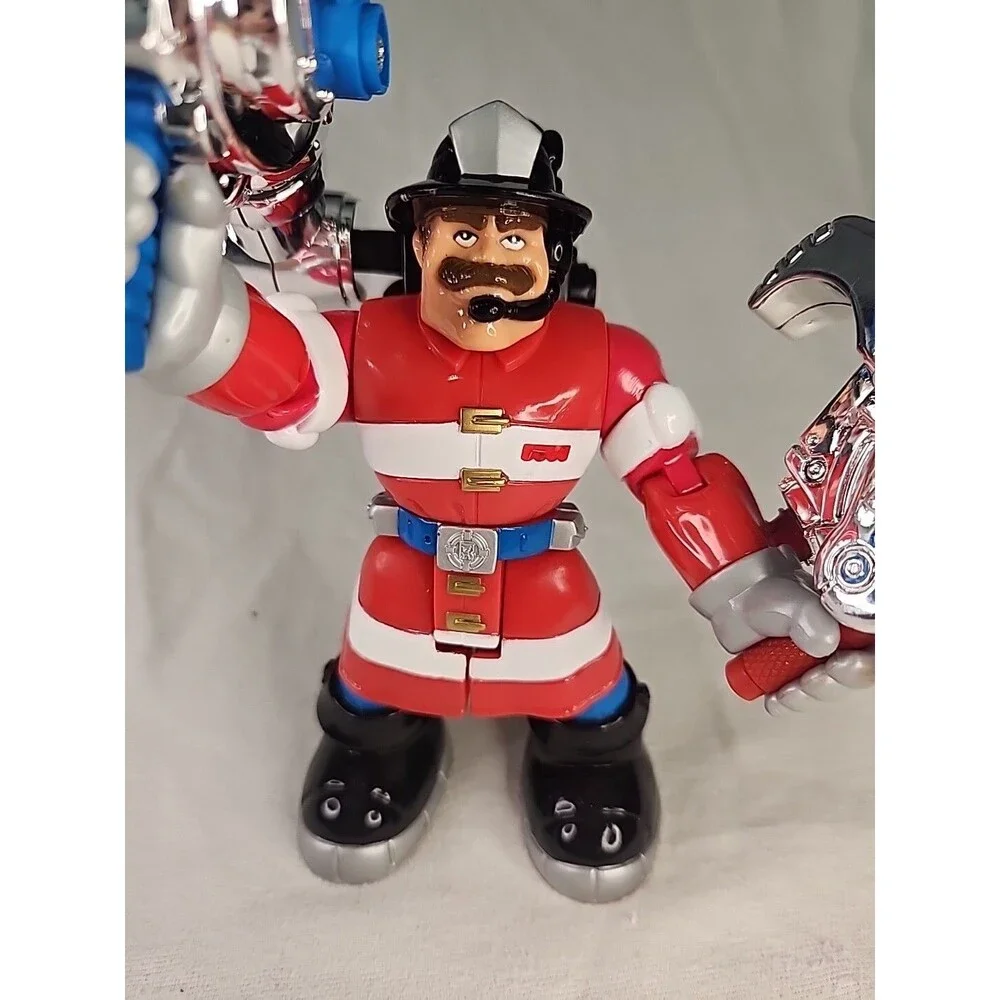Action Figure BILLY BLAZES Fisher Price Rescue Heroes & Many Acces. #78391 2001